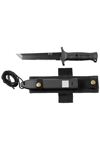 MFH Knife, FOX Outdoor, bw combat, black