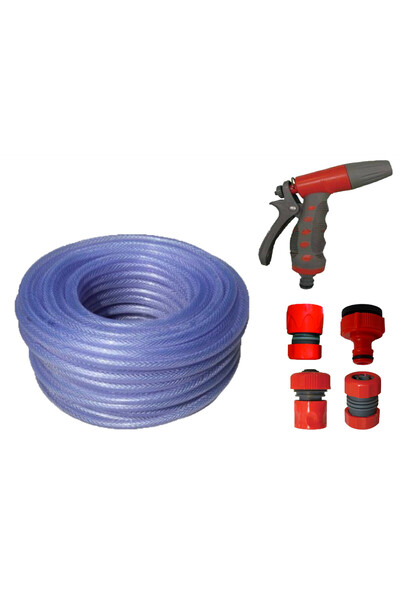 Campion Trusă de grădină, furtun de silicon de 1/2", 100 m, accesorii