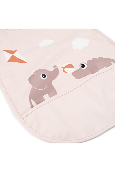 Done By Deer Playground Powder bib with hedgehog