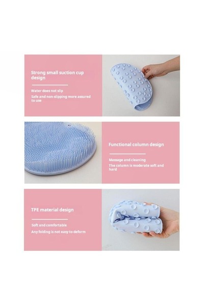 Generic Foot cleaning mat with non-slip suction bases