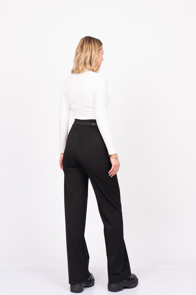 MissVina Addison Belted Fabric Pants 30323
