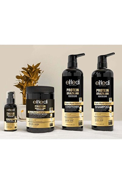 ElitePlas مجموعة العناية بالشعر إيليت بليزا البرازيلية الغنية بالبروتين