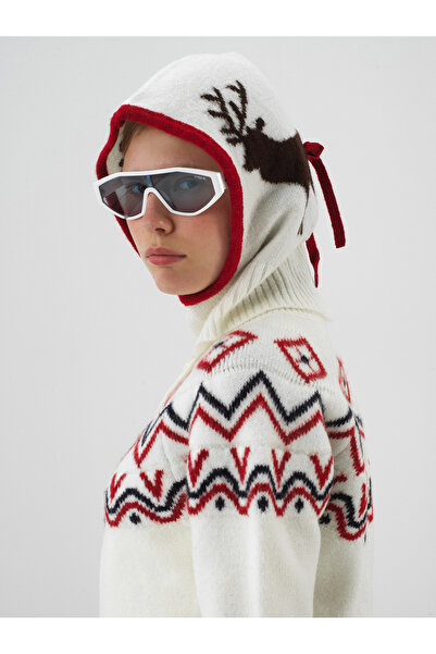 Xint Kadın Ekru Yumuşak Dokulu Regular Fit Bere