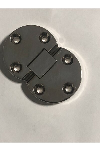 ARZUHOME PLASTİK OVAL MASA MENTEŞESİ,KROM,6 LI PAKET