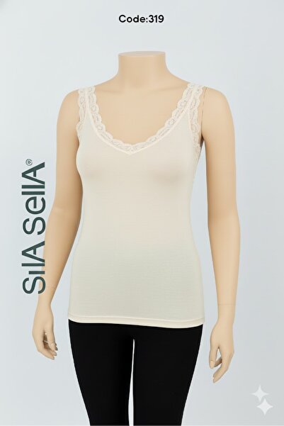 belpa Sıla Sella Lace Tank Top