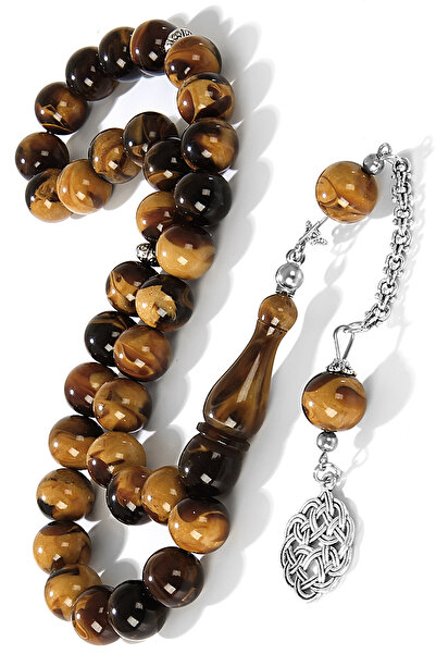 Öyküm accesory سبحة رجالية بحجم 14 مم وحجم 33 خرزة، هدية رجالية، سبحة بالجملة، هدية للرجال