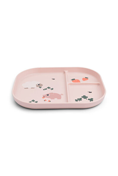 Done By Deer Foodie Tiny Farm Powder compartmentalized plate