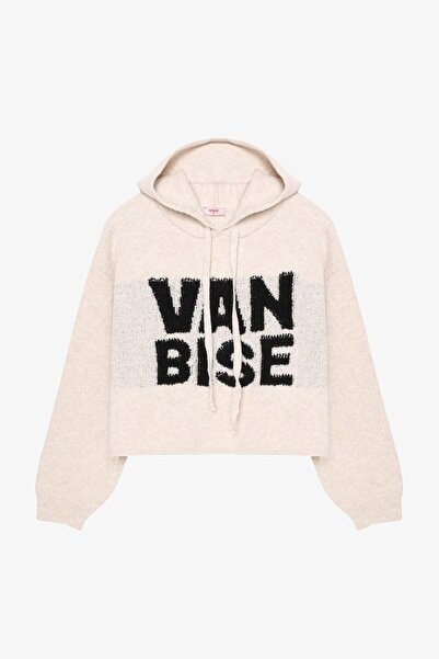 Quzu Kapüşon Detaylı Triko Taş