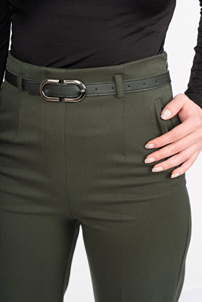 MissVina Addison Belted Fabric Pants 30323