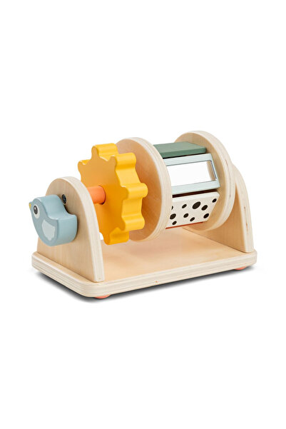 Done By Deer Jucărie rotativă Birdee Activity, amestec de culori