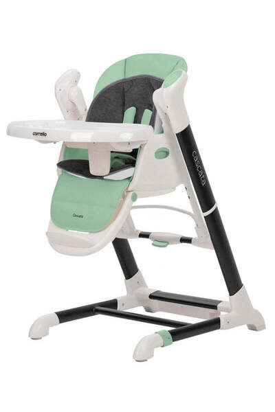 Carrello CASCATA Electric Highchair and Swing (CRL-10303/1) Tropical Green, App-Controlled