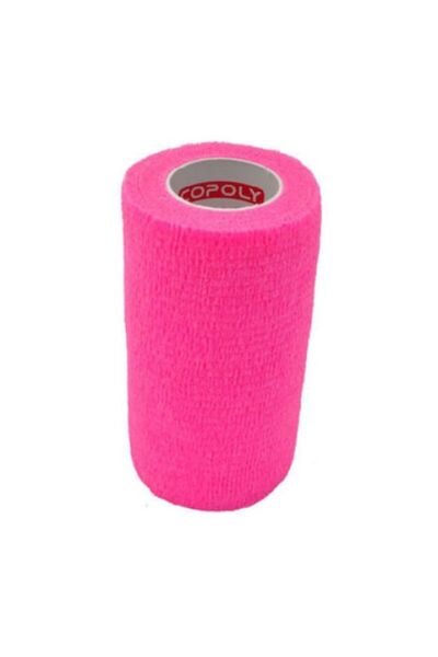 Copoly Bandaj elastic autoadeziv 10cm x 4,5m roz