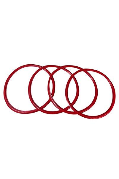 MOTORKİT MK MOTOSİKLET KIRMIZI LASTİK YANAK 17 - 18 TAKIM ( 4 ADET ) CG - KUB...