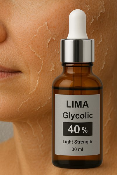 Puredermine 40% Glycolic Acid Peeling – Professional Chemical Peeling, Skin Renewal, Blemish Lightening, Exfoliant