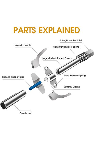 OEM Cuplaj drept pentru nipluri, actionare cu 2 manere, prindere ferma de cap...