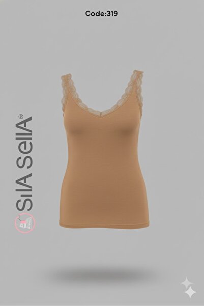 belpa Sıla Sella Lace Tank Top