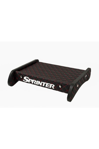 MERCEDES Dashboard table Sprinter 2018-2025 - Black with red stitching