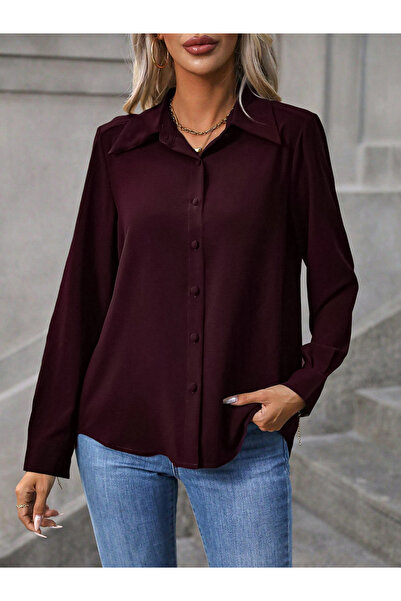 Take Two By Styli Women Long Sleeve Button-Down Shirt