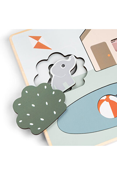 Done By Deer wooden puzzle Deer Friends Colour Mix