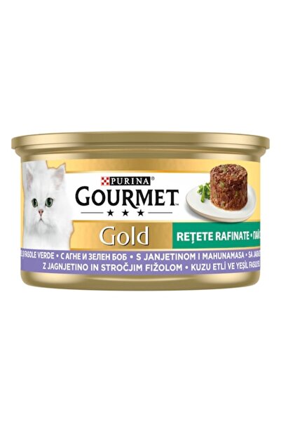 Gourmet Gold Savoury Cake Wet Cat Food, Lamb and Green Bean, 85 g