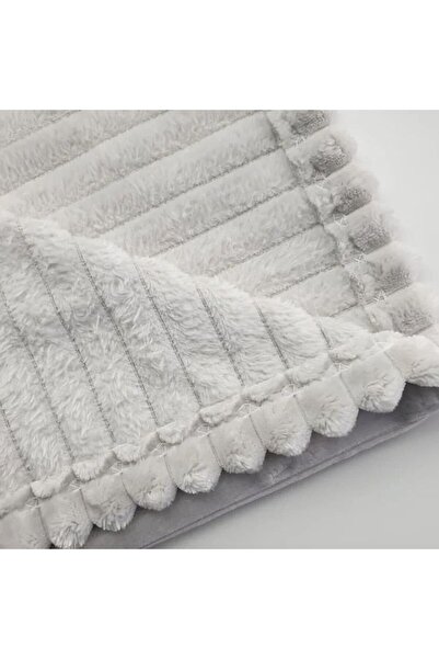 Reiashn Pillow soft blanket, light gray, double size, 230*260 cm