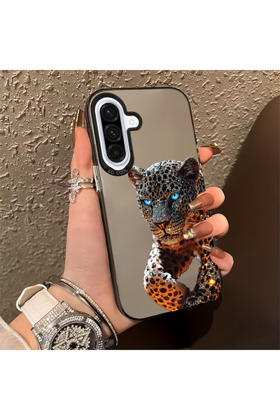 Caseji حافظة هاتف متوافقة مع Samsung Galaxy A36-A56 مزودة بطباعة النمر الحجري...