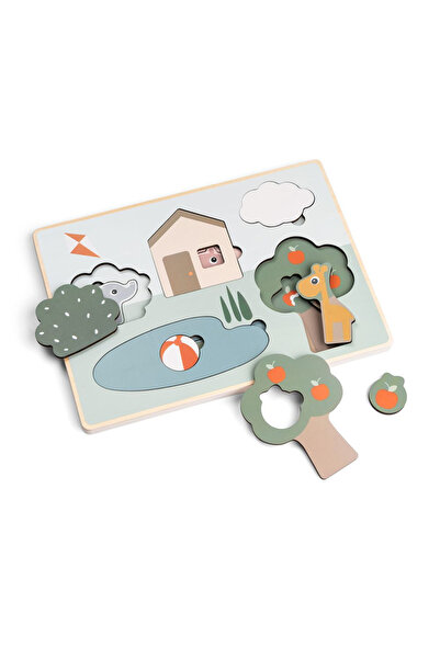 Done By Deer wooden puzzle Deer Friends Colour Mix