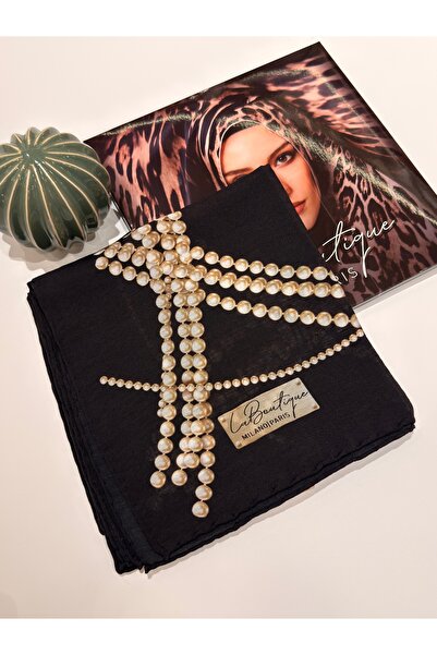 La Boutique Eşarp La Boutique Güz Serisi Zincir Desen Eşarp