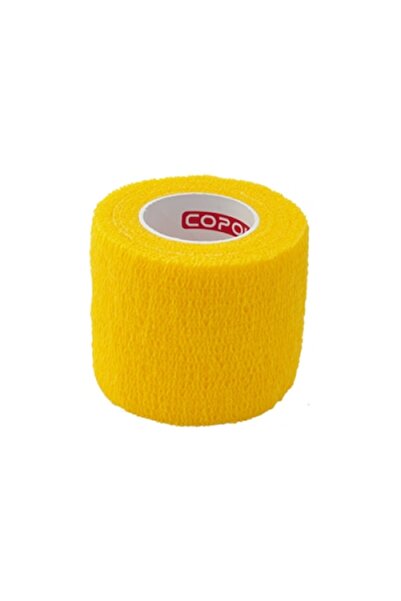 Copoly Bandaj elastic autoadeziv 5cm - Galben