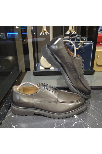 VİVA SHOES 100% Genuine Leather Eva Sole Classic Men's Shoes