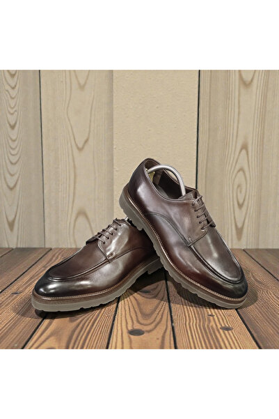 VİVA SHOES 100% Genuine Leather Eva Sole Classic Men's Shoes