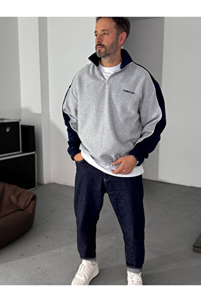 BYBASICMAN Gray Polar Forever Sweatshirt Pm-0027