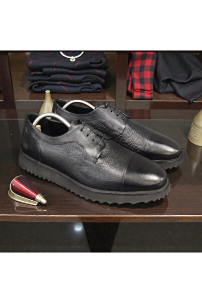 VİVA SHOES 100% Genuine Leather Eva Sole Classic Men's Shoes