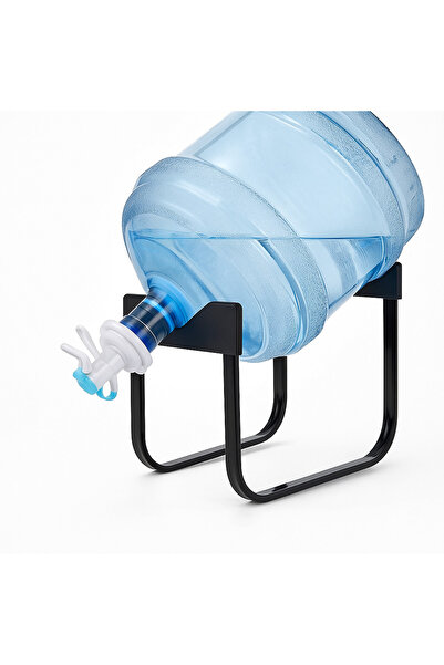 OEM Water Dispenser Stand Black, Stainless Steel, Stable and Elegant, 20 x 27 x 28.5 cm