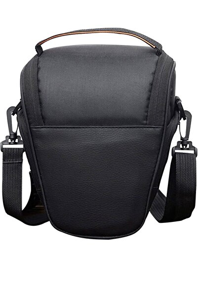 REDQUIT Geantă de umăr, pentru aparat foto DSLR, impermeabilă, rezistentă la uzură, neagră, 18L x 11l x 21H