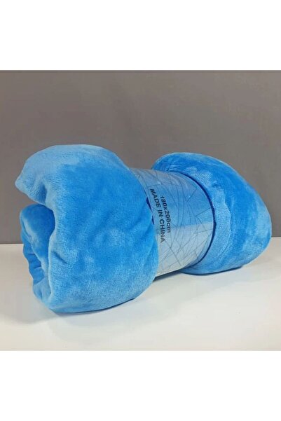 Reiashn Soft single blanket, blue color, 200*180 cm