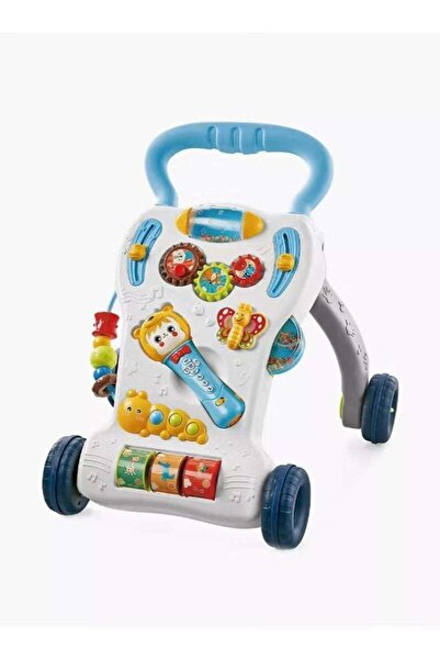 Youleen مشاية أطفال موسيقية - مضادة للانقلاب، سرعة قابلة للتعديل، عجلات هادئة...