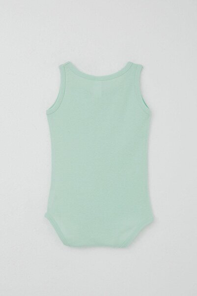 Breeze Baby Boy Snap-On Undershirt Bodysuit Basic 9 Months-3 Years, Water Green