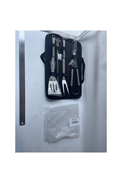 Flippy Set of 7 Grill Utensils, Flippy, Stainless Steel, Oxford Bag, Silver