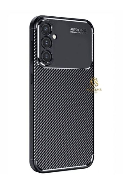 Massemr حافظة سامسونج جالاكسي A56 ذات تركيز تلقائي، غطاء كربوني ممتص للصدمات، تصميم نحيف، حماية متميزة