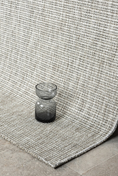 Colore Home Jute Straw Gray Knitted Non-Slip Base Washable Sisal Carpet Jute Runner