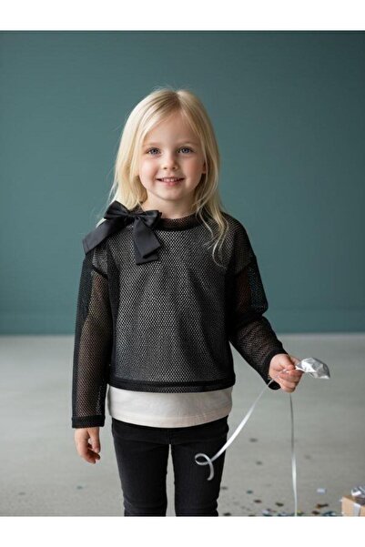 Zekids Детска блуза с подвижна панделка (вътрешната блуза не е включена)