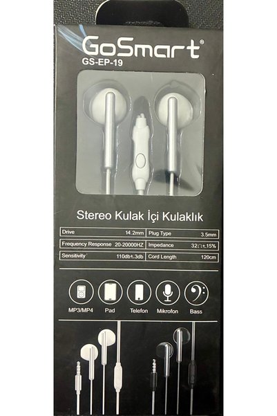 GoSmart Stereo Kulak İçi Kulaklık GS-EP-19