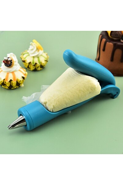 Flippy Set accesorii pentru decorarea torturilor, 5 capete cu model, 21,7 × 18,8 cm, albastru