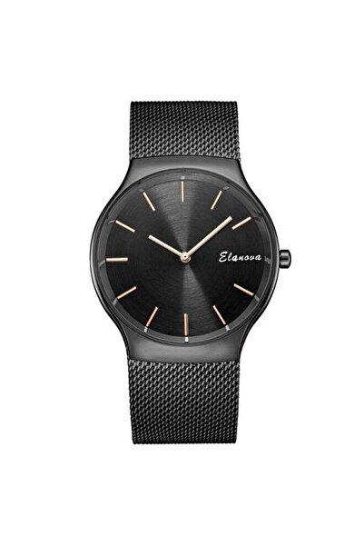 Elanova watch EL48B with hands and stainless steel bracelet