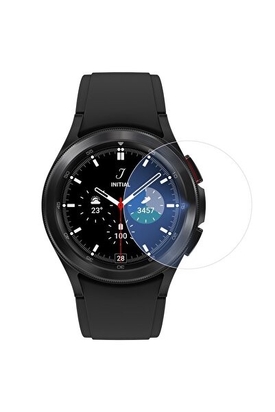 Flippy Tempered Glass Screen Protector for Samsung Galaxy Watch4 Classic 42mm, Transparent