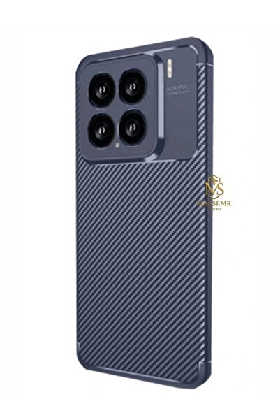 Massemr Xiaomi Mi 15 Case Auto Focus Carbon Cover Shock-Absorbing Slim Design Premium Protection Cover