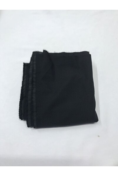 Yiğit Kumaş Poliviskon Kumaş Esnek, Parça 145x140 cm Siyah Jakarlı