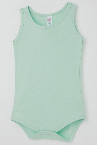 Breeze Baby Boy Snap-On Undershirt Bodysuit Basic 9 Months-3 Years, Water Green