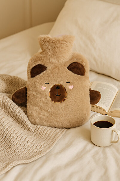 TOYFEST 2026 Peluş Ayıcık Sıcak Su Torbası – Yumuşak Kılıflı Isıtıcı & Hediye...